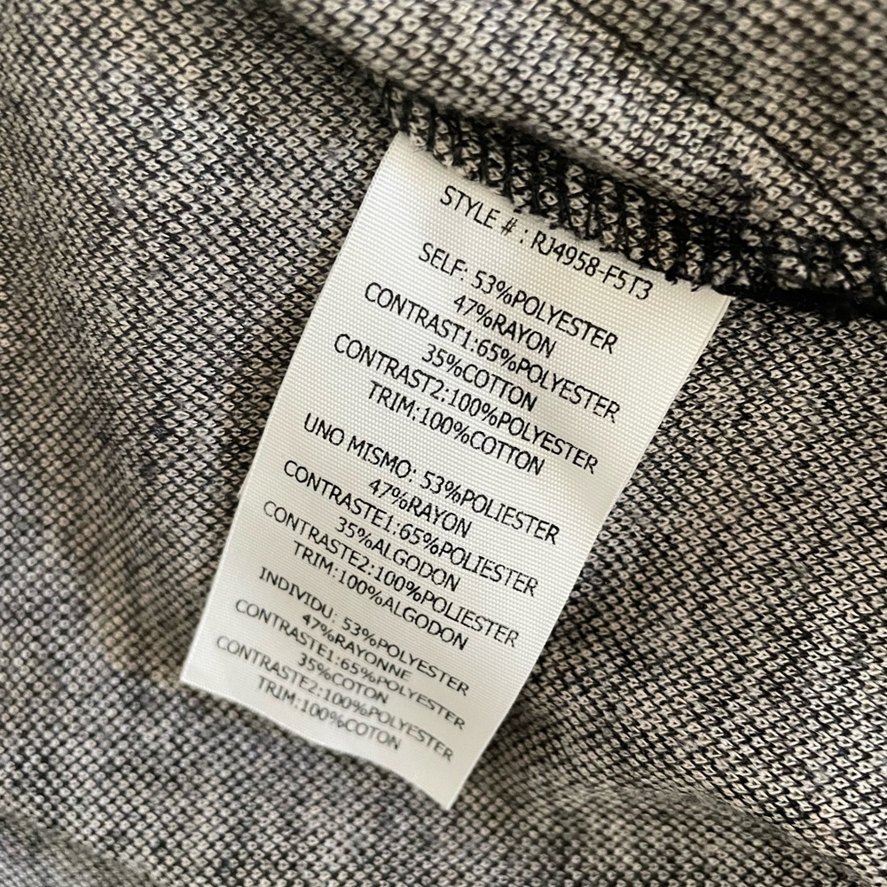 Black & Cream Fringe Sweater - Picture 2 of 4